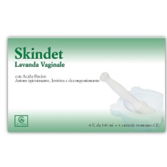 SKINDET Lav.Vag.4fl.140ml