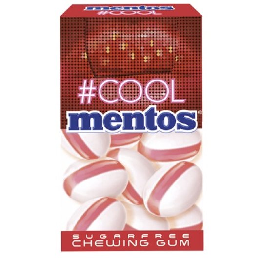 MENTOS COOL STRAWBERRY 22G