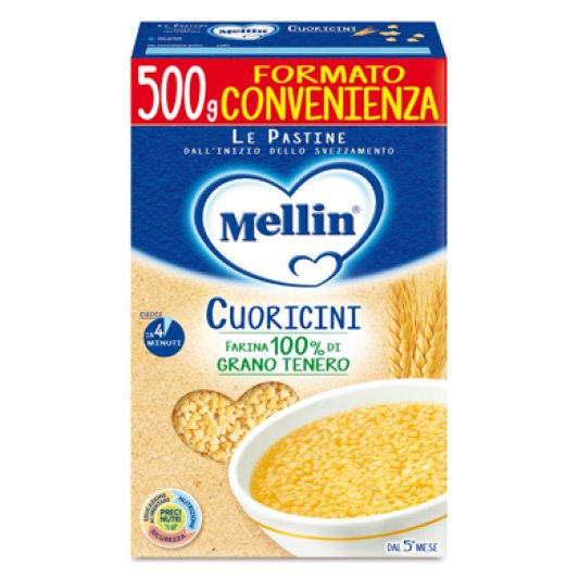 MELLIN Past.Cuoricini 500g