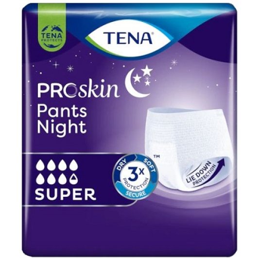 TENA PANTS NIGHT M 10PZ