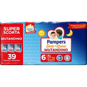 PAMPERS SL MUT TRIO XL 39PZ