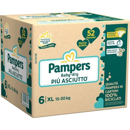 PAMPERS BD QUADRI DWCT XL 52PZ