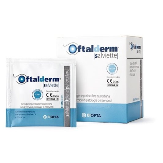 OFTALDERM Salviette 16pz