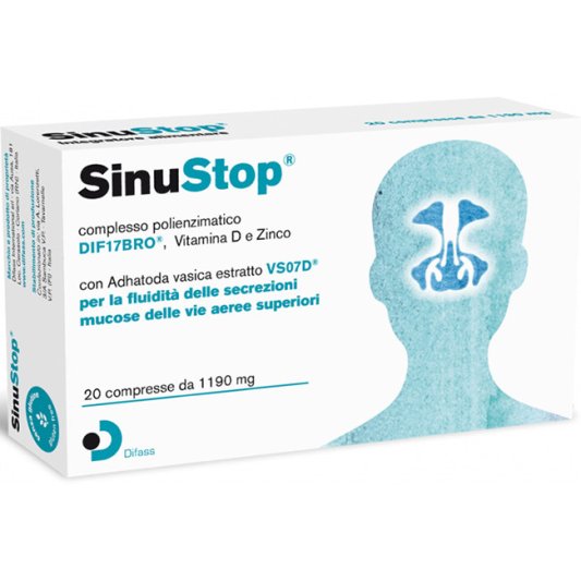 SINUSTOP 20 Cpr 1190mg