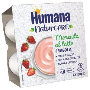 HUMANA Mer.Latte Fragola4x100g