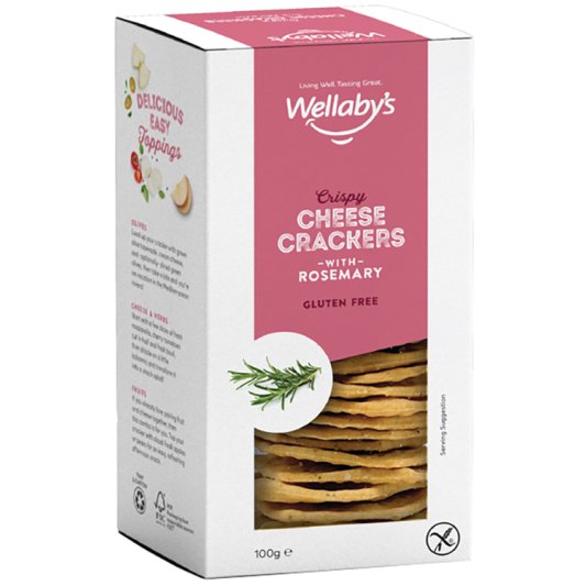 WELLABY'S Crackers Rosm.100g WELLABY'S Crackers Rosm.100g