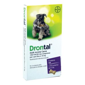 DRONTAL-MULTI AR CARNE 6CPR