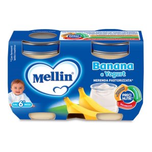 MELLIN MER YOGURT BANAN 2X120G