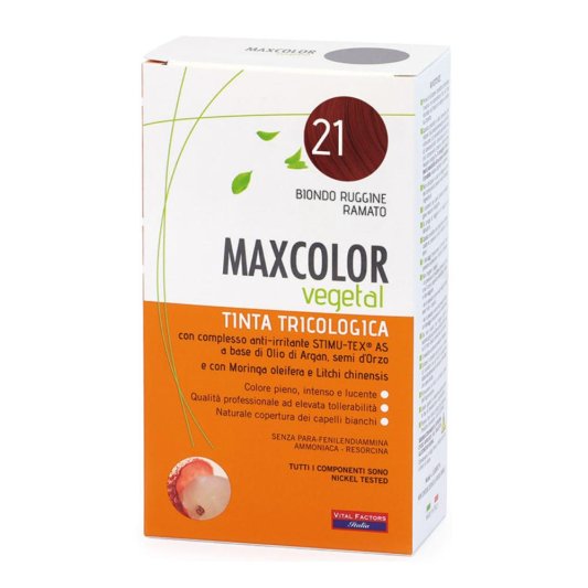 MAX COLOR VEGETAL TINT 21 140M MAX COLOR VEGETAL TINT 21 140M