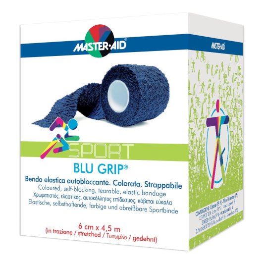 MASTER AID Sport Blu Grip6x4,5