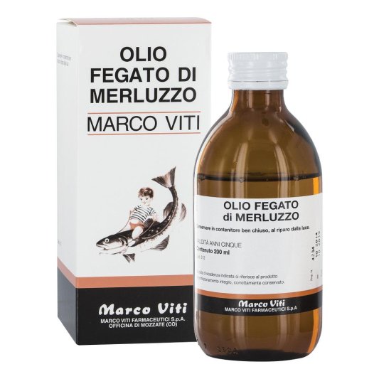 OLIO FEGATO MERLUZZO 200ML VITI