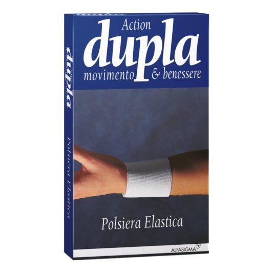 DUPLA Polsiera Elast.Bianca L