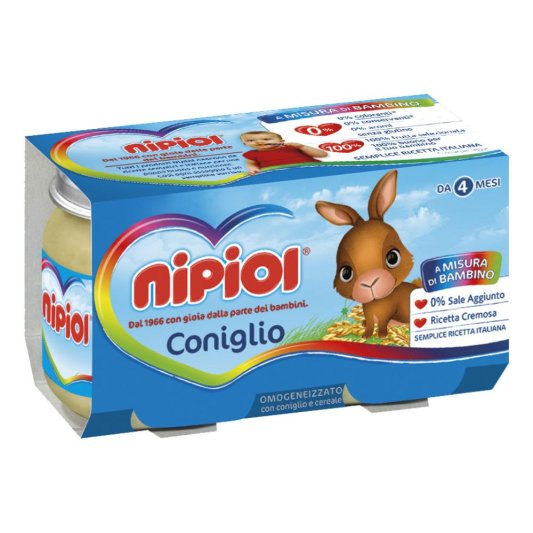 NIPIOL OMOG CONIGLIO 120GX2PZ