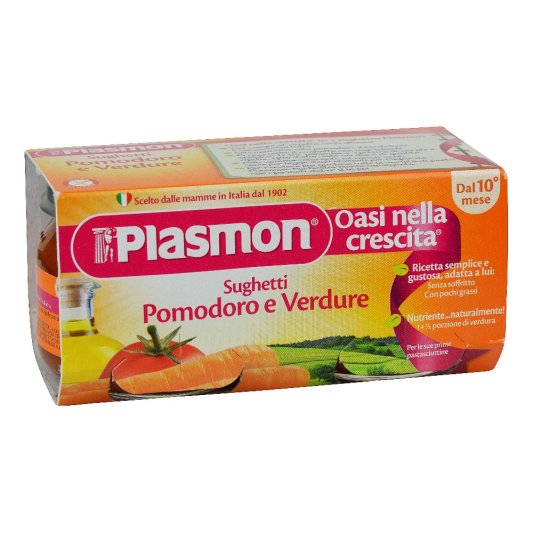 PLASMON Sugh.Pom+Verdure 2x80g