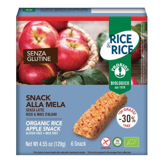 R&R Snack Riso Mela 6x21g