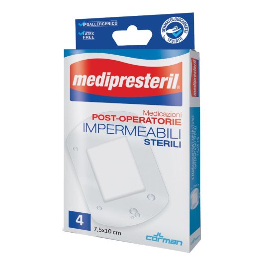 MEDIPRESTERIL CER IMP7,5X10 4P