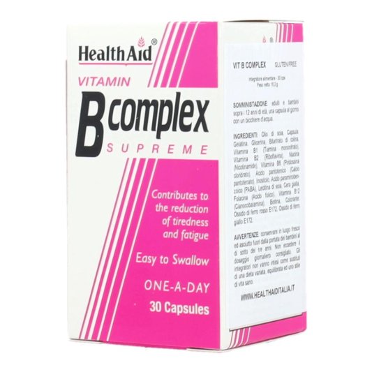 VITAMINA B COMPLEX SUPR 30CPS VITAMINA B COMPLEX SUPR 30CPS