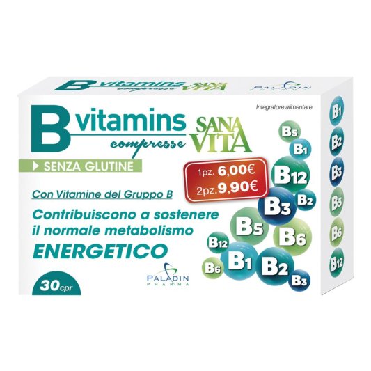 SANAVITA B-VITAMINS 30CPR