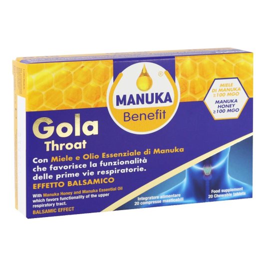 MANUKA BENEFIT GOLA VOCE 20CPR