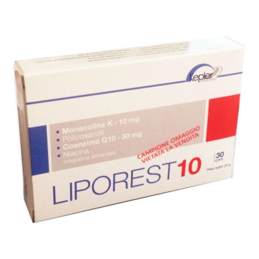 LIPOREST*10 30 Cps