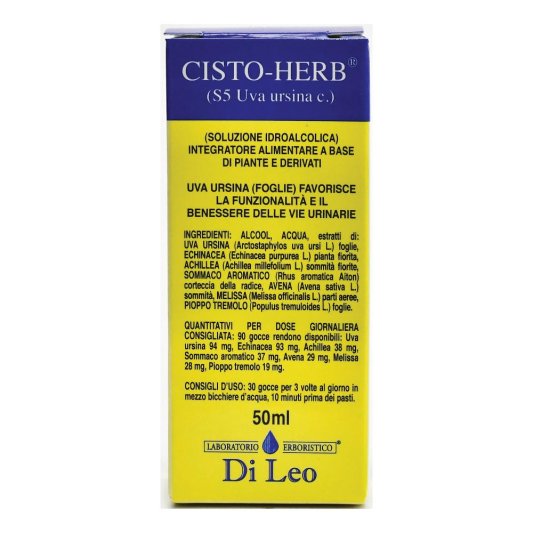 CISTO HERB S5 UVA URSINA 50ML CISTO HERB S5 UVA URSINA 50ML