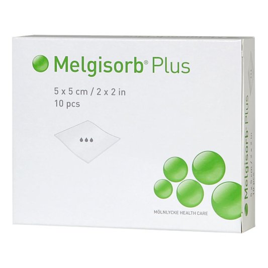 MELGISORB PLUS MED AS 5X5 10PZ MELGISORB PLUS MED AS 5X5 10PZ