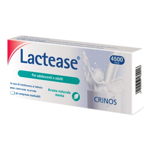 LACTEASE 4500 FCC MENTA 30 COMPRESSE