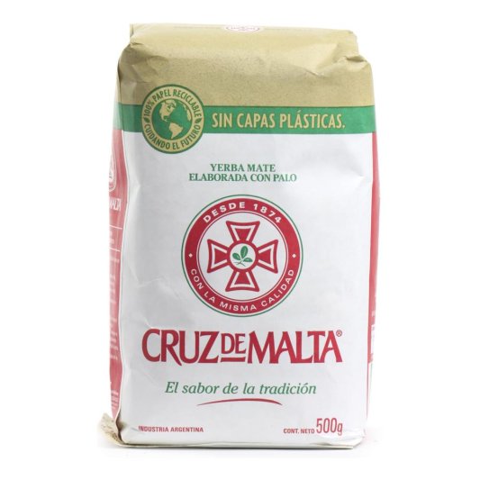 YERBA MATE CRUZ MALTA 500G YERBA MATE CRUZ MALTA 500G