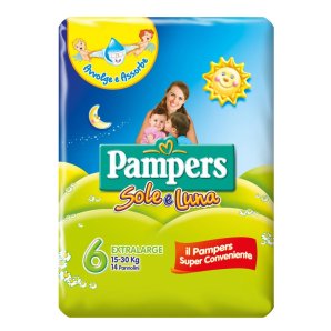 PAMPERS SOLE&LUNA FLASH XL 14P