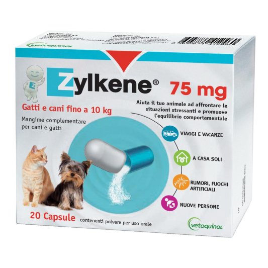 ZYLKENE Cani/Gatti  75mg 20Cps