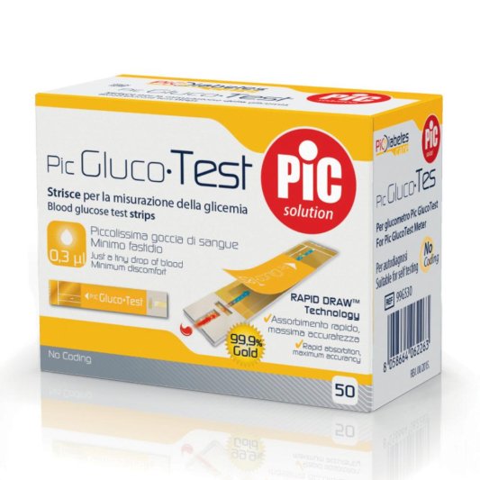 PIC STRISCE GLUCOTEST 50PZ