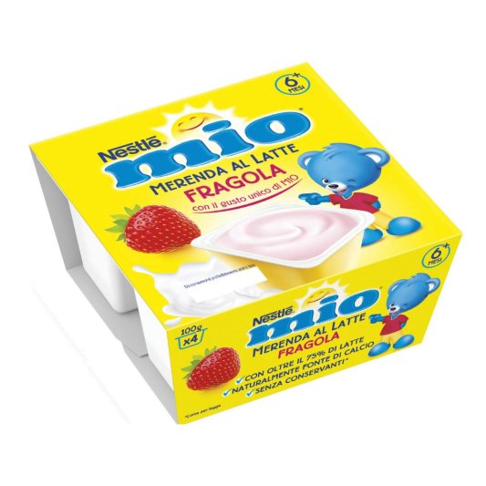 MIO MERENDA FRAGOLA 4X100G