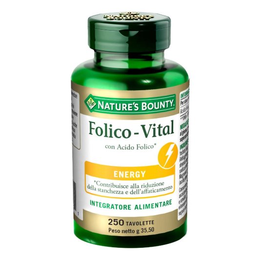 NATURE'S B.Folic Vital 250 Tav