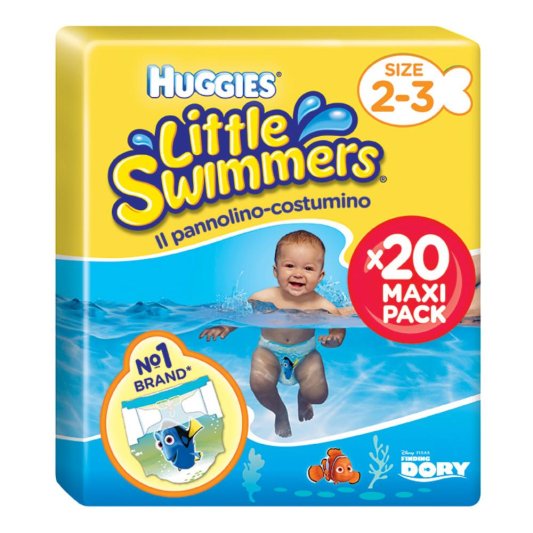 HUGGIES LITTLE SWIMM PACK SM DP<