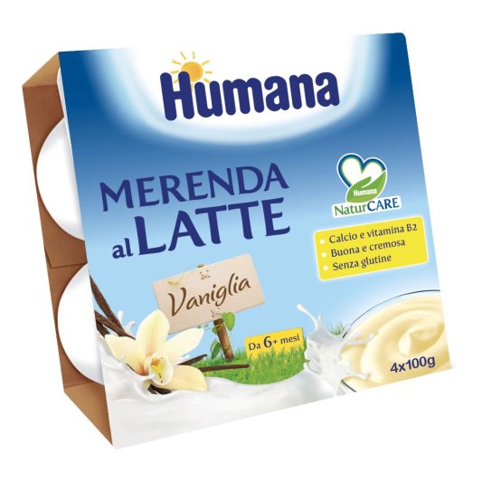 HUMANA Mer.Vaniglia 4x100g