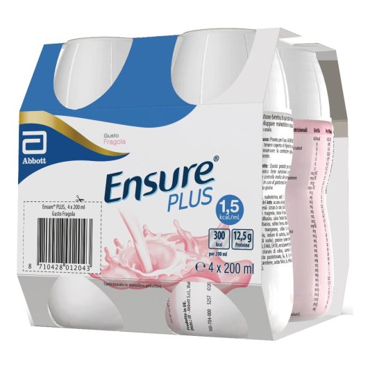 ENSURE Plus Fragola 4x200ml