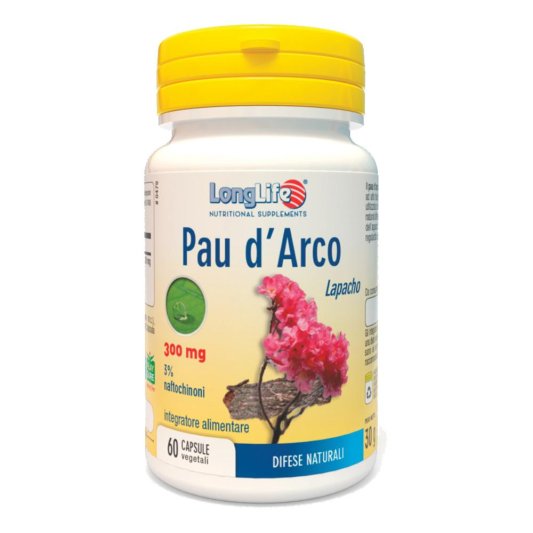 LONGLIFE PAU DARCO 300mg 60Cps