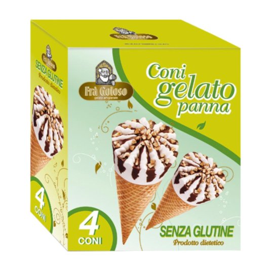 FRAGOLOSO CONO PANNA 4X75G