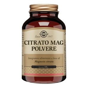 CITRATO MAG Polv.108g SOLGAR