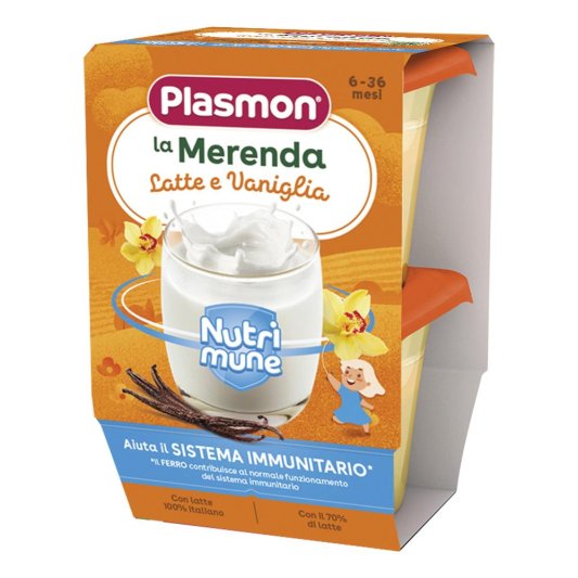 PLASMON Mer.Latte/Van.2x120g