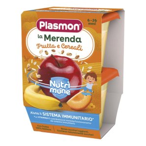 PLASMON Mer.Frutta/Cer.2x120g