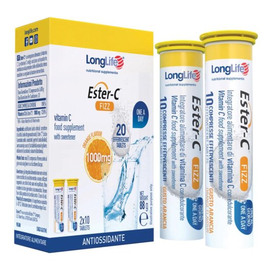 LONGLIFE ESTER-C FIZZ ARA20CPR