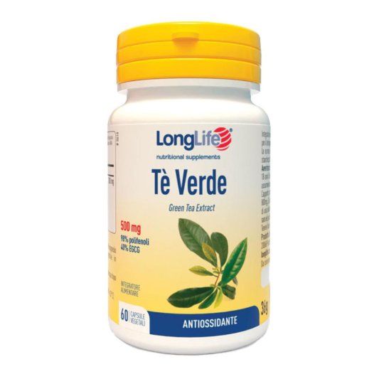 LONGLIFE TE VERDE 60 Cps 500mg LONGLIFE TE VERDE 60 Cps 500mg