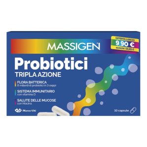 MASSIGEN Probiotici 10Cps