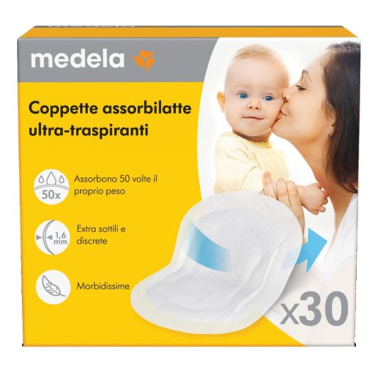 MEDELA Coppette Assorbil.30pz