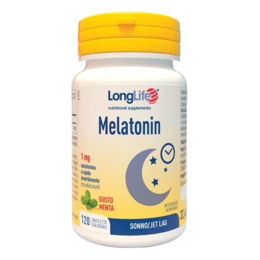 LONGLIFE MELATON 1mg 120 Tav. LONGLIFE MELATON 1mg 120 Tav.