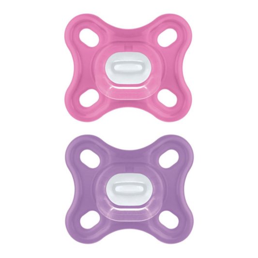 MAM COMFORT 0-3M SIL FEMM 2PZ
