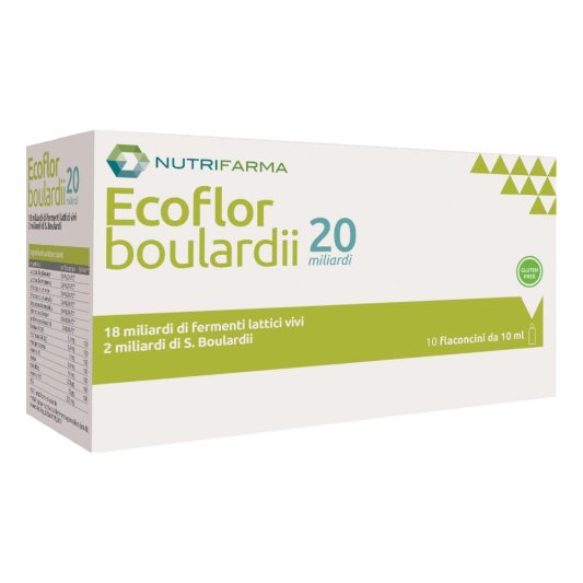 ECOFLOR BOULARDII 20MLD 10FL ECOFLOR BOULARDII 20MLD 10FL