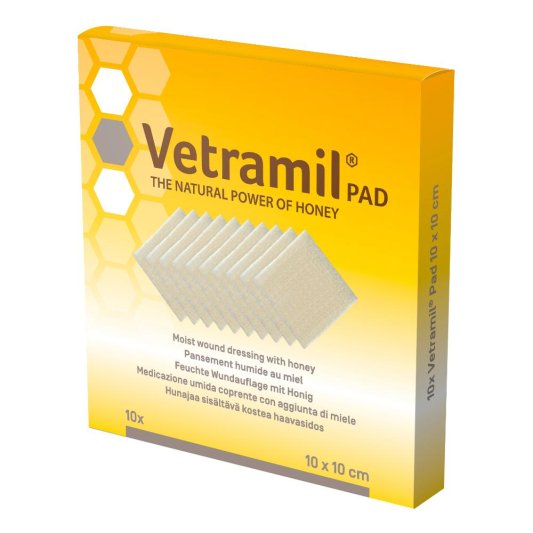 VETRAMIL*PAD Garza 10x10  5pz