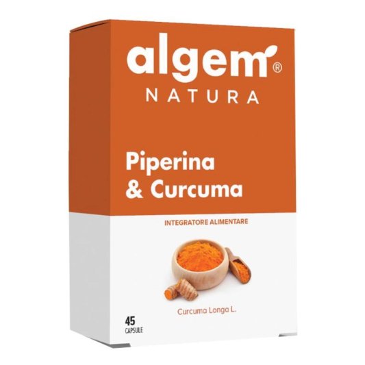 ALGEM PIPERINA&CURCUMA 45 Cps